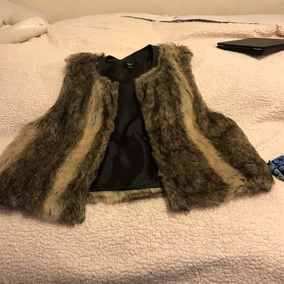 Mossimo Supply Co. Tops - Faux fur vest